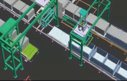 水泥發泡砌塊(kuai)生産線 泡沫混凝(ning)土砌塊生産線3D視(shi)頻